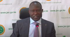 IEBC chairperson Erastus Edung Ethekon