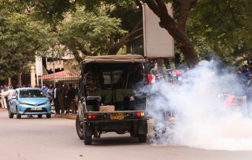 Police have hurled teargas canisters at youths and activists who took to the streets of Nairobi’s Central Business District (CBD) on Thursday, June 12, 2025.