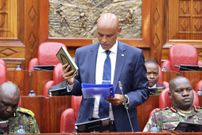 DCI Amin Mohamed beforethe National Assembly Administration and Internal Security Committee