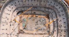 Talanta Stadium's current state of construction