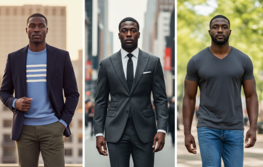 Different collage body shapes