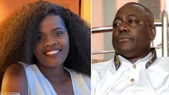 A collage of Betty Bayo and Pastor Victor Kanyari