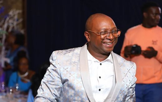 Simon Kabu during end-year-party of Bonfire Adventures in December 2024.