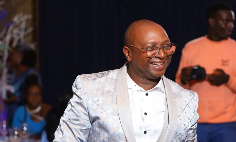 Simon Kabu during end-year-party of Bonfire Adventures in December 2024.