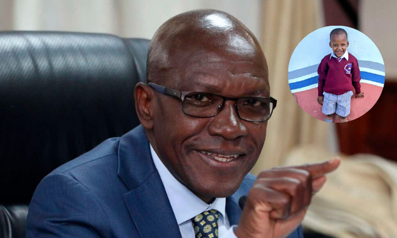 Proud grandpa moment as Boni Khalwale's grandson Shindishindu shows courage in school