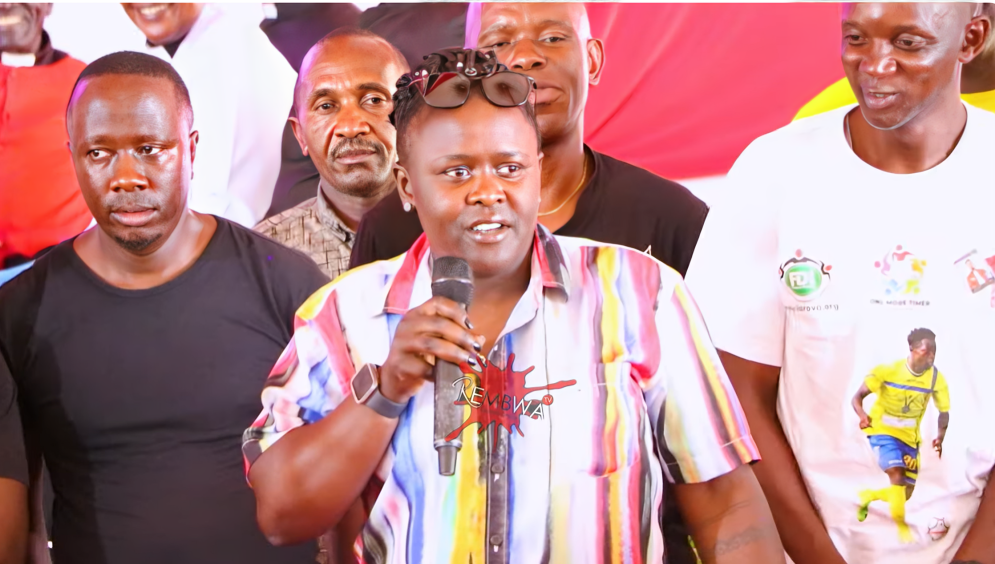 Lady who'left the home' for Rachael delivers hilarious tribute at Otuoma's burial