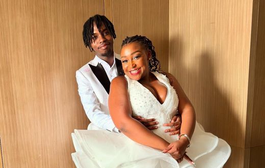 A past image of Betty Kyallo with her boyfriend Charlie Jones