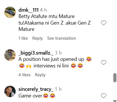 Fans reactions to Betty Kyallo and Charlie's break-up
