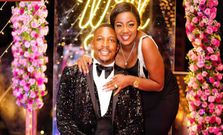 File image of Actor Blessing Lung'aho and actress Jackie Matubia