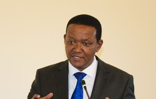 Labour Cabinet Secretary Dr Alfred Mutua