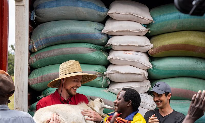 YouTuber Mr Beast who has impressed Kenyans with his latest charity initiative in which he is providing free breakfast and lunch to school children with villagers also benefiting from the initiative in Narok.