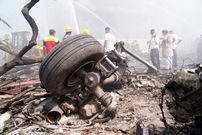 Wreckage of Air India Flight AI171 crash