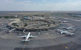 The Jomo Kenyatta International Airport in Nairobi
