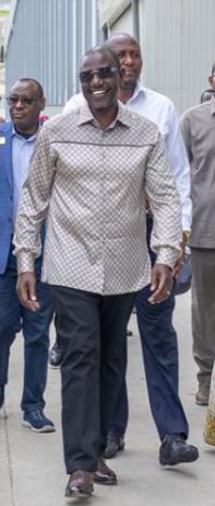 President William Ruto wearing Cartier Signature CT0330S sunglasses