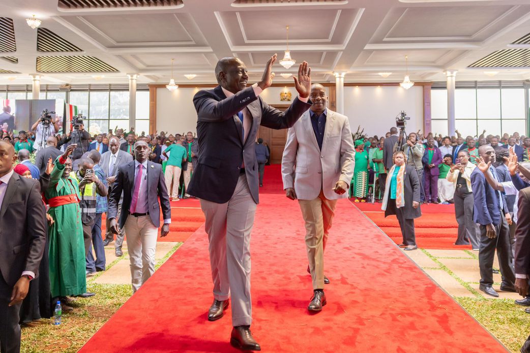 President William Ruto with his Deputy Kithure Kindiki at State House on Saturday, September 13.jpg