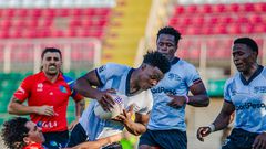 Kenyan Morans in action at the Safari 7s