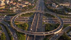 Significant time can be saved by becoming familiar with a city's network of roads