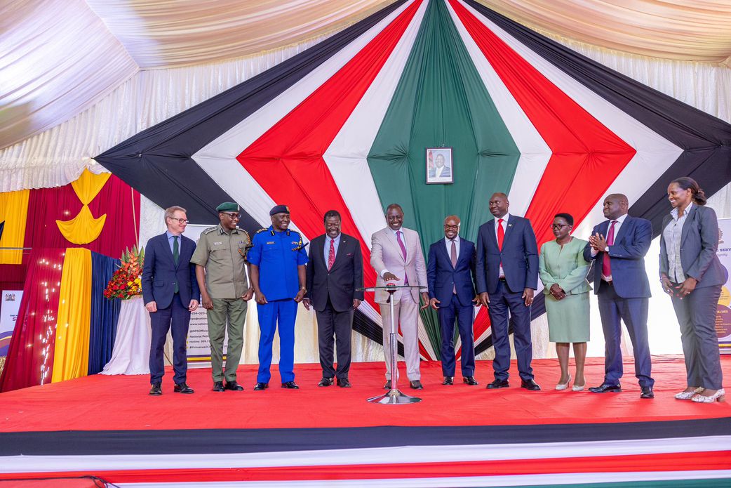 President William Ruto during the launch of the National Police and State Department of Correctional Services Strategic Plans 2023-2027 at State House, Nairobi,