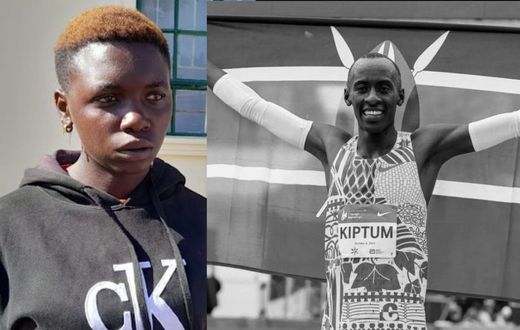 Ednah Awuor, the mother of the late marathoner Kelvin Kiptum’s daughter