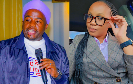 Philanthropist Karangu Muraya and his second wife Carol Kim