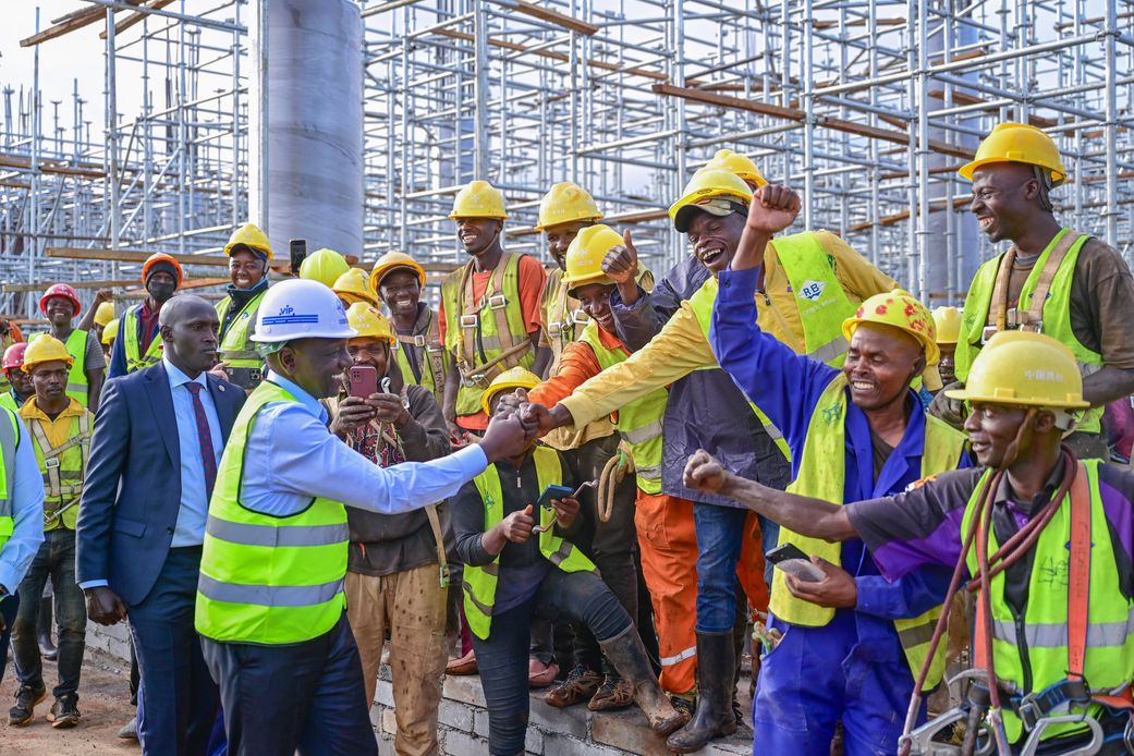 Talanta Stadium takes shape at 40% completion as workers race against time