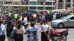 A disturbing incident involving President William Ruto’s motorcade has sparked public outrage after a pedestrian was hit along Ngong Road near Adams Arcade. 
