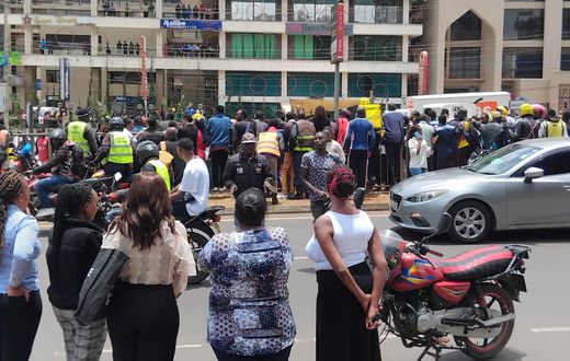 A disturbing incident involving President William Ruto’s motorcade has sparked public outrage after a pedestrian was hit along Ngong Road near Adams Arcade. 