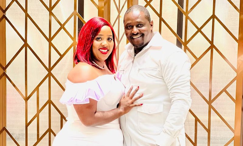 Milly Chebby with her husband Terence Creative