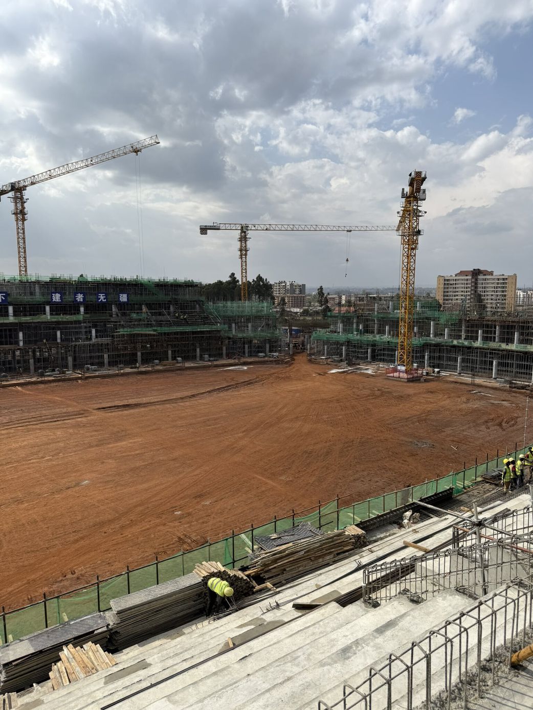 Talanta Stadium takes shape at 40% completion as workers race against time