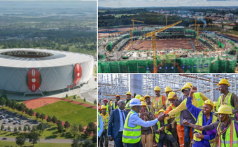 Talanta Stadium takes shape at 40% completion as workers race against time