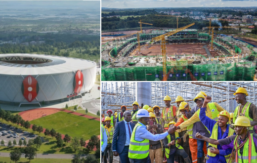 Talanta Stadium takes shape at 40% completion as workers race against time