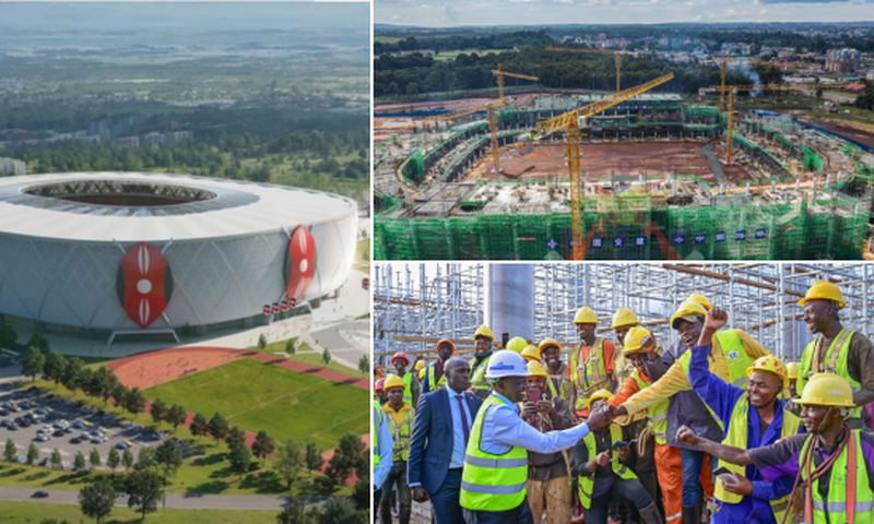 Talanta Stadium takes shape at 40% completion as workers race against time