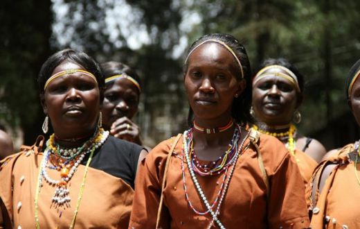 A group of Kalenjin women