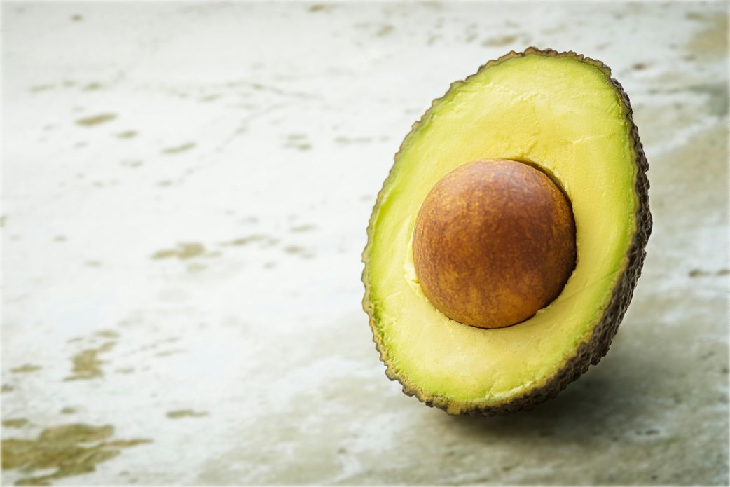 Avocados are enriched with fibre