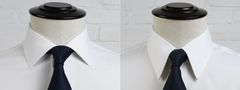 A collage of point and spread collars