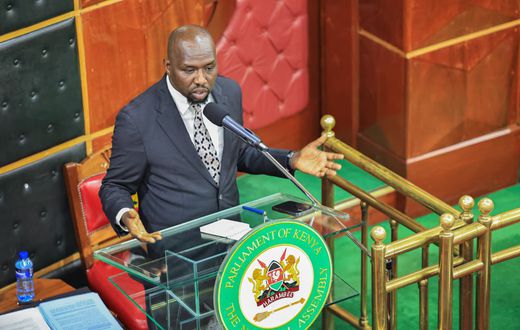 Interior CS Kipchumba Murkomen in the National Assembly