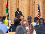 Former Deputy President Rigathi Gachagua in the U.S.