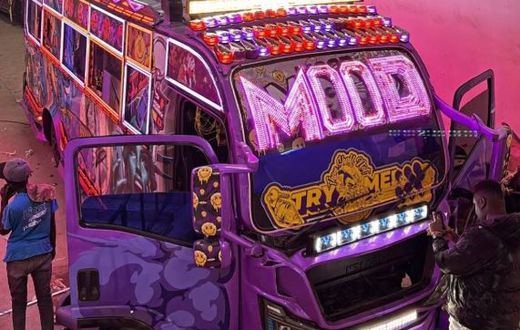 George Ruto's matatu christened Mood