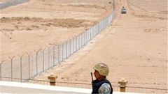 The Saudi Arabia-Iraq border barrier