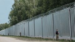 The Poland-Belarus border wall