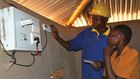 A beneficiary of last mile connectivity drive in Kenya