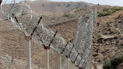 The Pakistan-Afghanistan Durand Line fence