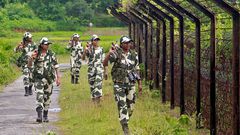 The India-Bangladesh border fence