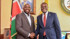 Interior CS Kipchumba Murkomen with Nairobi Governor Johnson Sakaja