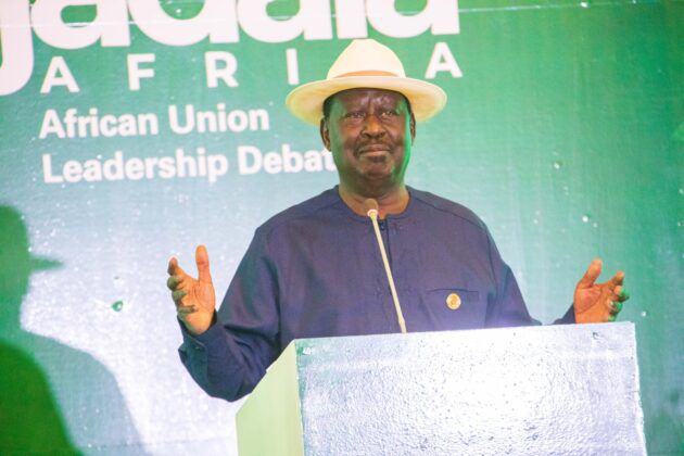 Raila Odinga, Kenya's candidate for the African Union Commission