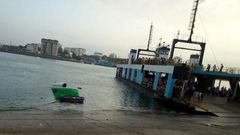 File image of a ferry at the Likoni channel