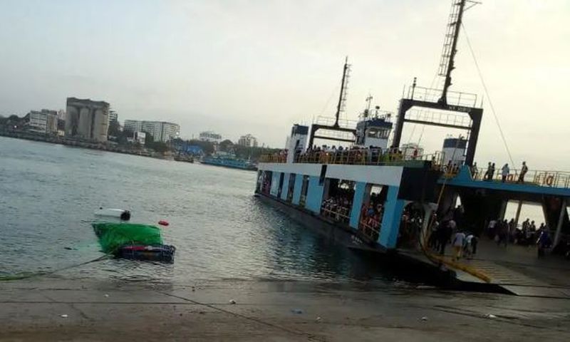 File image of a ferry at the Likoni channel