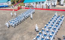 President William Ruto at Kenya Navy’s 60th anniversary celebration at Mtongwe Naval Base in Mombasa