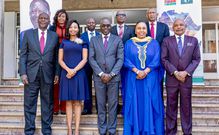 The nine-member team that led Raila Odinga's campaigns for the AUC chairperson