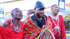 Hollywood star Omari Hardwick, popularly known as ‘Ghost’ who landed in Kenya on March 15, 2025